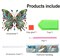 DIY Hanging Diamond Art Pendant Painting Kit Colourful Butterfly, Special Crystal Gem Craft Painting Kit Ornament Double Sided Diamond Art Suncatcher Window Hanging Ornament 7.8inch